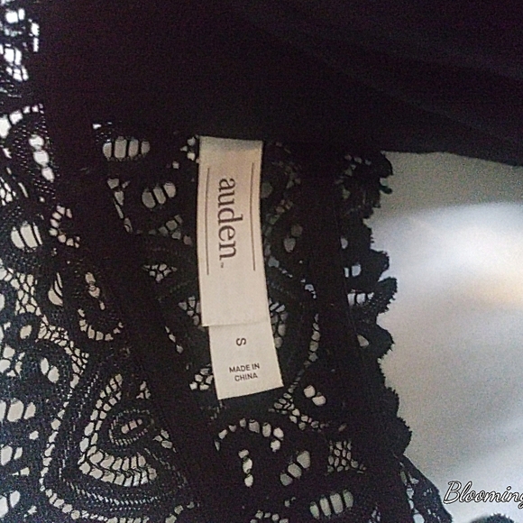 Auden Black Racerback Lace Bralette - Picture 2 of 3